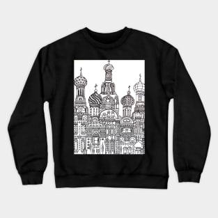 Russian Buildings Crewneck Sweatshirt